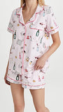 BedHead - Short Sleeve Shorty PJ Set - Let's Do Brunch - Small (4-6)