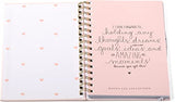 Eccolo - 6x8 Wirebound Journal/Notebook - Be Happy