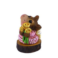 Wee Forest Folk - Figurine - Baby Hippo - Limited Edition - Forget-Me-Not