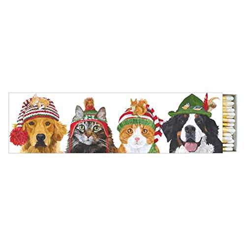 Paperproducts Design - 8" Match Box Set of 2 - Whiskers Gang - White