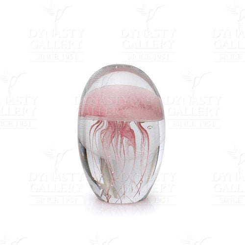 Dynasty Gallery - Paperweight - Baby Jellyfish - Pink Glow