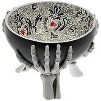 Boston International - Candy Bowl -Spiderwebs & Skeleton Hands