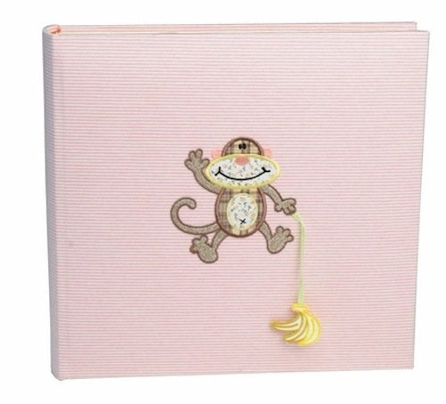 HOM Home Essence - Photo Album - 2-Up - Monkey Face Baby - Pink