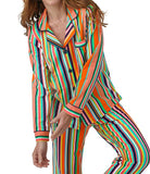BedHead - Stretch L/S Pajama Set - Stripe - Large