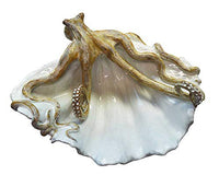 Shayne Greco - Giant Clam Bowl with Octopus - White