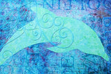 Olivia's Home - 32" x 22" Accent Rug - Ocean Life Dolphin