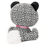 GUND - P.Lushes Designer Fashion Pets Khloe O’Bearci Teddy Bear Premium Stuffed Animal, Black & White, 6”