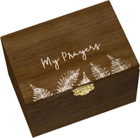 Eccolo - Prayer Wooden Keepsake Box & 50 Notes - My Prayers