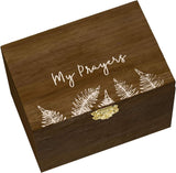 Eccolo - Prayer Wooden Keepsake Box & 50 Notes - My Prayers