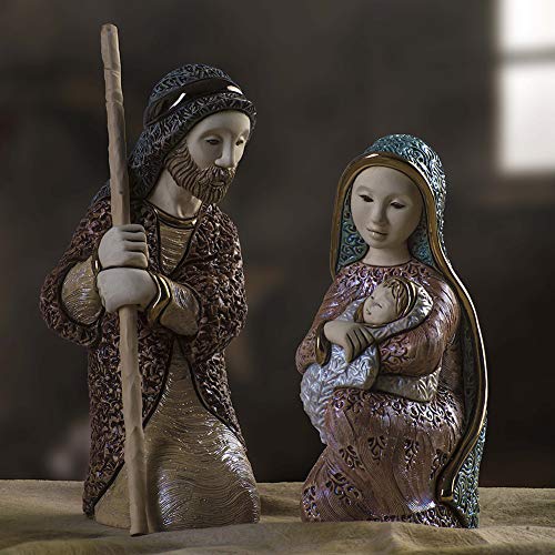 De Rosa - Nativity - Holy Night Mary & Joseph Figurines