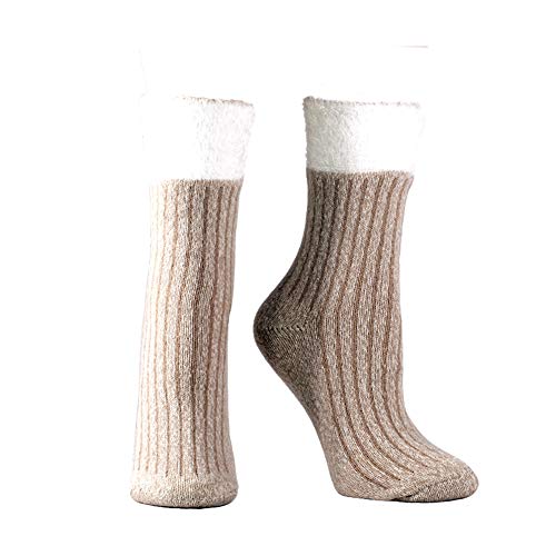 MinxNY - Double Layer Corduroy Socks - Shea Butter Infused - Tan