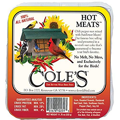 GC - Cole's - 11.75 oz Suet Cake - Hot Meat's