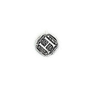 Wax Insignia - Seal Charm - Silver Plated - "H"