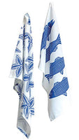 Boston International - Tea Towel Set - Starfish and Striper