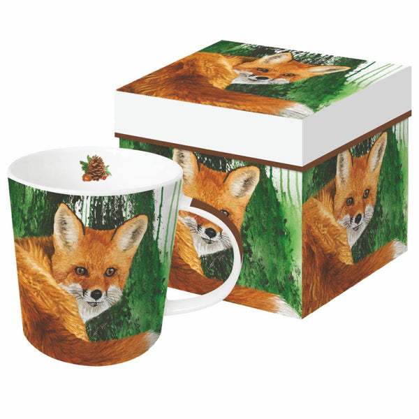 Paperproducts Design - 13.5 oz. Mug - Evergreen Fox