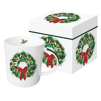 Paperproducts Design - 13.5 oz. Mug - Winter Wreath