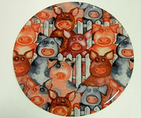 Andrea's Silicone - 8" Non-Slip Trivet - Piggies