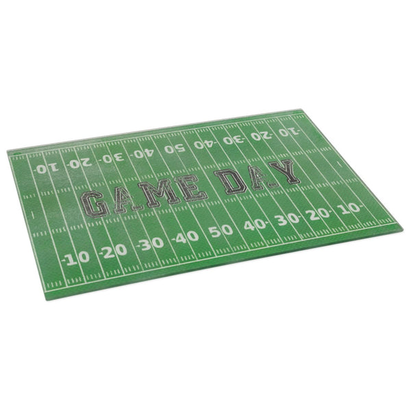 Boston International - Cutting Glass Board - Game Day - Large 16"x12"x1/4"
