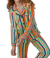 BedHead - Stretch L/S Pajama Set - Stripe - Small