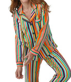 BedHead - Stretch L/S Pajama Set - Stripe - Medium