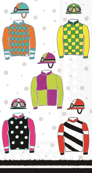 Boston International - Paper Guest Towel 16 Count - Jockey Silks