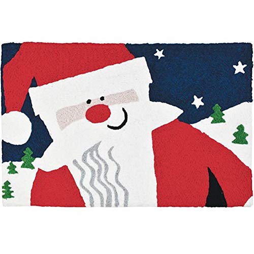 Jellybean - Indoor/Outdoor Rug - Santa on Snowy Slope