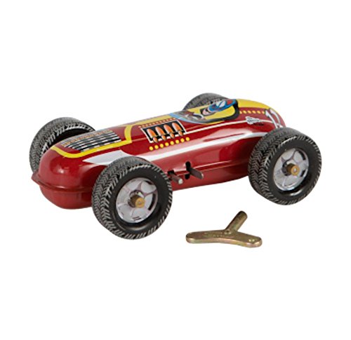 Gold Leaf Designs - Racer Car Metal Wind-Up Toy Replica