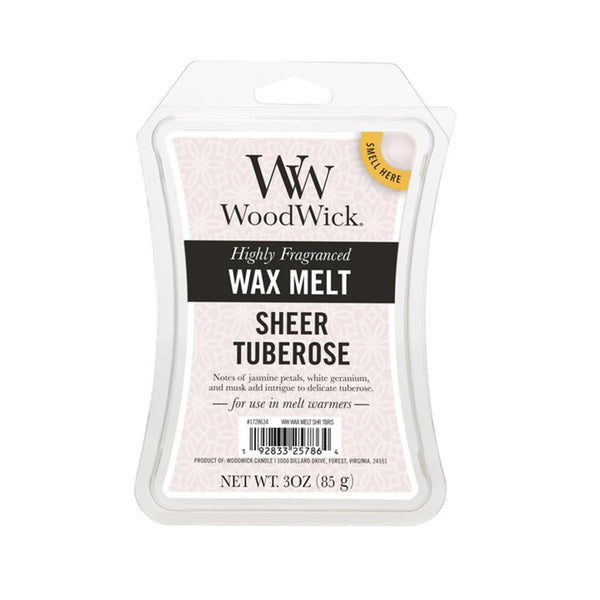 WoodWick - 3 oz Wax Melts - Sheer Tuberose