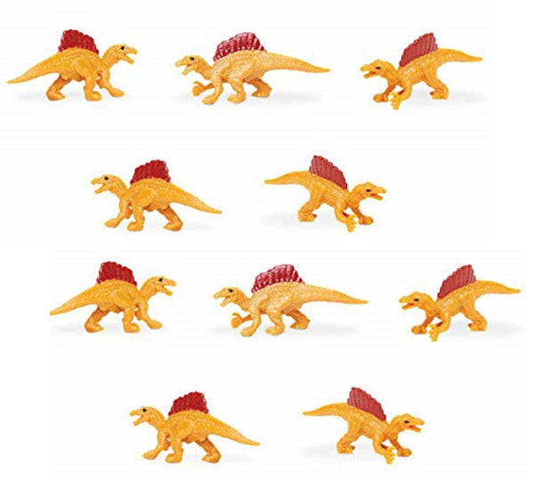 Safari Ltd. - Good Luck Minis - Yellow Spinosaurus - Set of 10