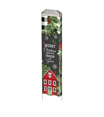 Studio M - 13" Mini Art Pole - Homespun Family Christmas