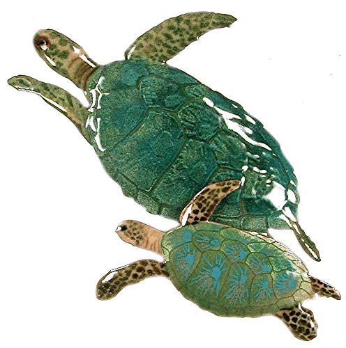 Bovano - Wall Sculpture - Two Sea Turtles