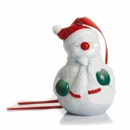 Franz Porcelain - Ornament - Holiday Greetings - Snowman