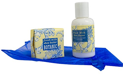 Greenwich Bay - Botanical Lotion & Soap Gift Set - Fresh Milk & Shea Butter