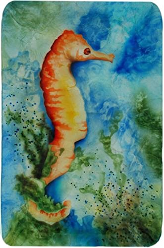 Kubla Craft - Capiz Shell Tray - 12" x 8" - Seahorse