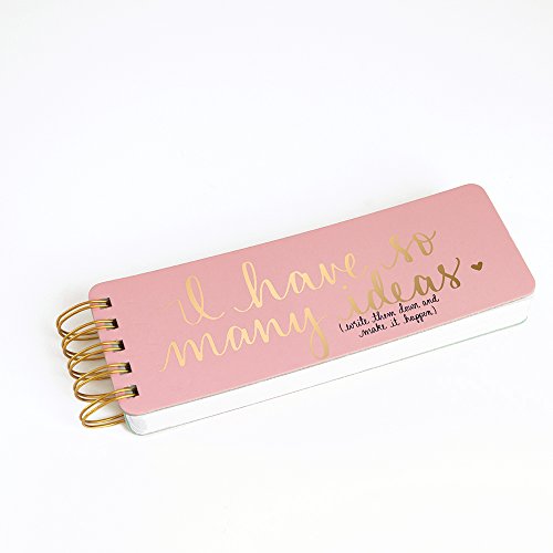 Eccolo - 3"x8.5" Spiral Memo Pad - I Have So Many Ideas
