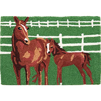 Jellybean - Indoor/Outdoor Rug -  Kentucky Mare & Foal
