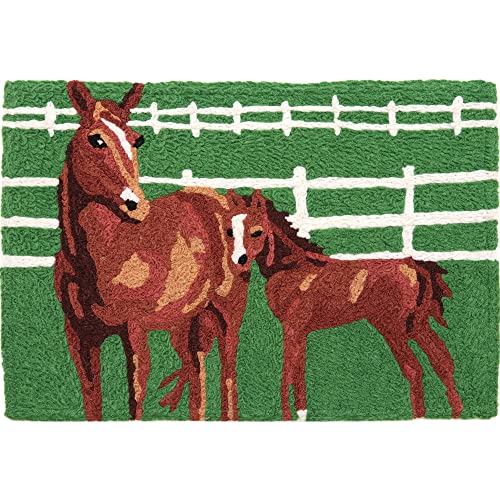 Jellybean - Indoor/Outdoor Rug -  Kentucky Mare & Foal