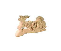 Dolfi - Wooden 3D Jigsaw Puzzle - Santa Sleigh with Reindeer