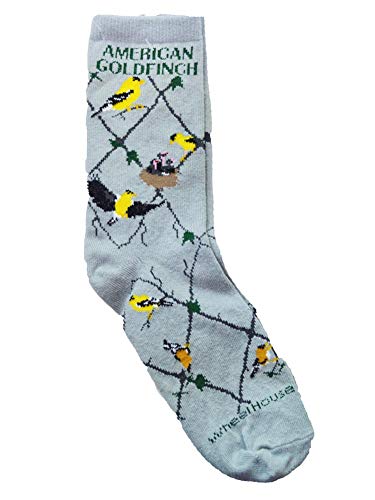 Wheel House Designs - American Goldfinch On Gray - 9-11