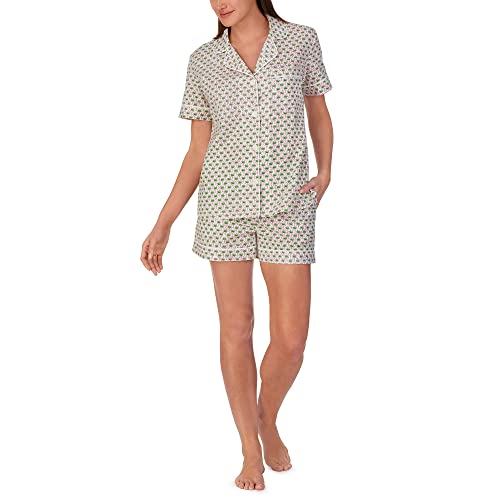 BedHead - Short Sleeve Shorty PJ Set - Palm Geo - Small