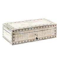 Tozai Home - Oversized Hand-Carved & Painted Chest