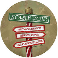 Andrea's Silicone - 6" Non-Slip Jar Opener - North Pole Sign