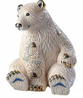 De Rosa - Polar Bear with Fish Figurine