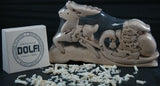 Dolfi - Wooden 3D Jigsaw Puzzle - Santa Sleigh with Reindeer