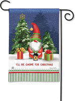 Studio M - Garden Flag - Gnome For Christmas