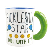 Enesco - Our Name is Mud - 16oz Mug - Pickleball Star