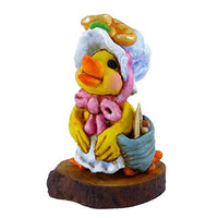 Wee Forest Folk Miss Ducky with Blue Bonnet Limited Edition