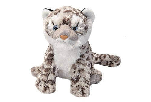 Wild Republic Snow Leopard, Cuddlekins, Stuffed Animal, 12 inches, Gift for Kids, Plush Toy, Fill is Spun Recycled Water Bottles