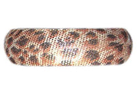 Kristine Accessories Tan Leopard Glitter Bangle Bracelet