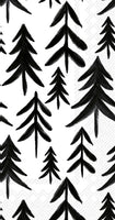 Boston International - Paper Guest Towel - Trees Pattern